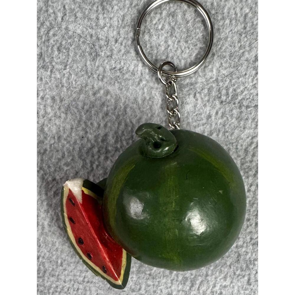 kawaii keychain cryptid watermelon mimic magnet KC017 upcycled fruit weirdcore